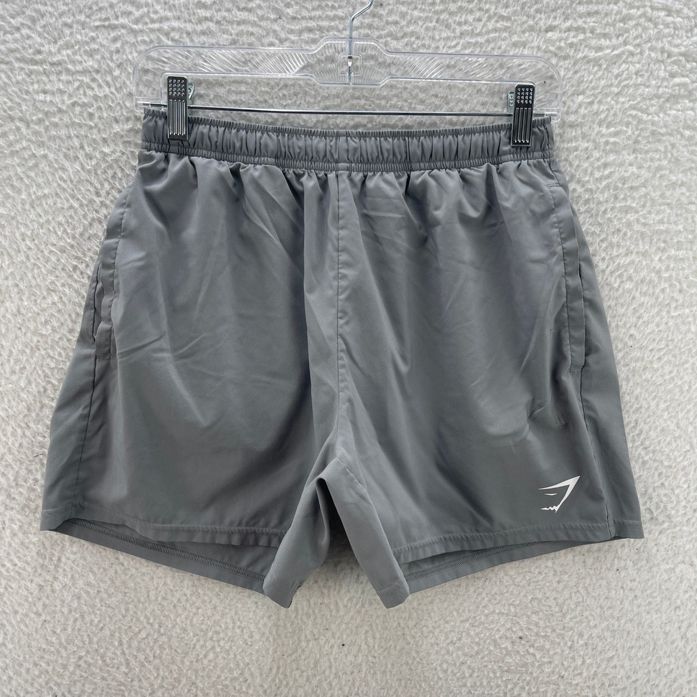 Gymshark Arrival Shorts Mens M Gray 5" Sportswear Activewear Gym Athleisure